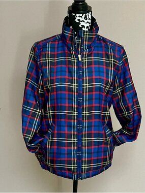 Active Lauren Ralph Lauren Small, Tartan Light Weight Jacket